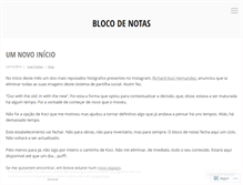 Tablet Screenshot of blocodenotas.eu